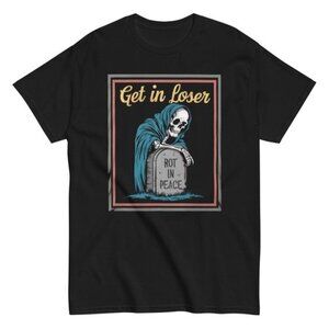 Vintage Horror Retro Halloween Shirt, Get In Loser T-Shirt